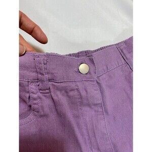 100% Organic cotton Lilac/ purple pants by Blair size 8 NWOT